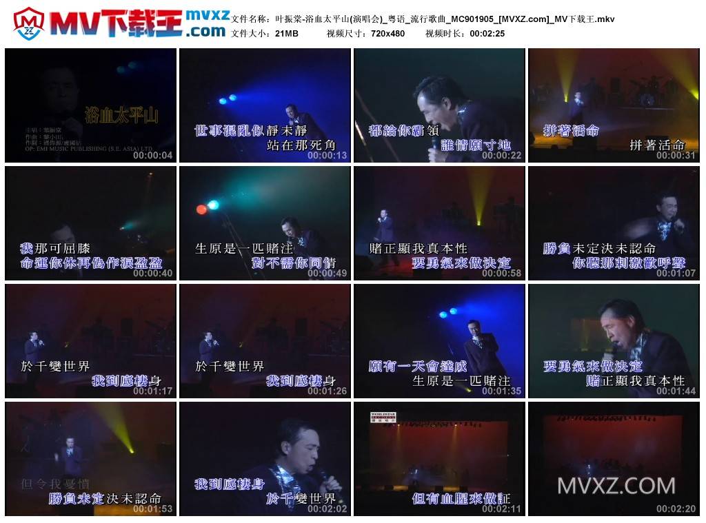 叶振棠-浴血太平山(演唱会)_粤语_流行歌曲_MC901905